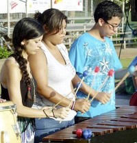 Farmers Market Concert: Holy Cross Marimba Ensemble 