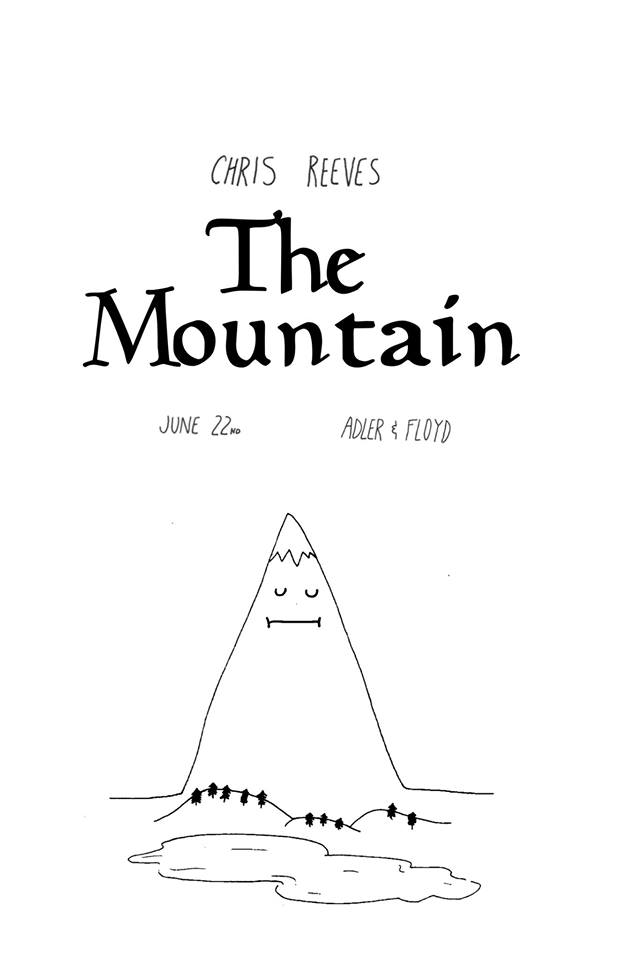 Chris Reeves The Mountain exhibit Adler Floyd Gallery poster