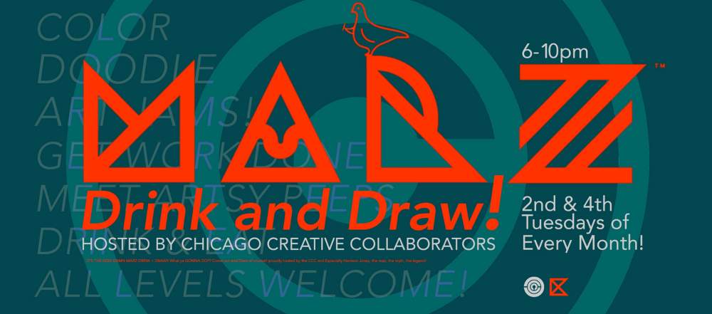 Marz Community Brewing Drink and Draw poster forweb