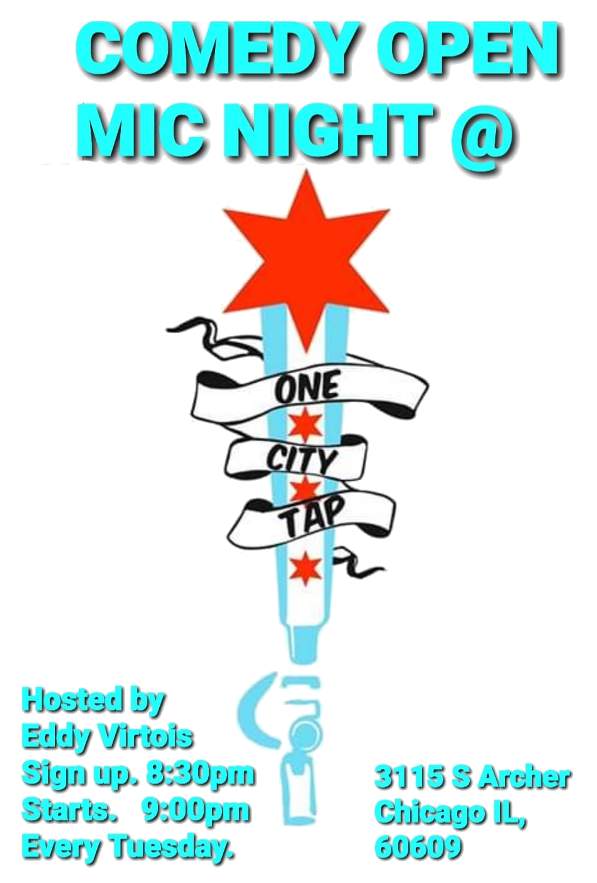One City Tap Stand Up Comedy Open Mic poster forweb