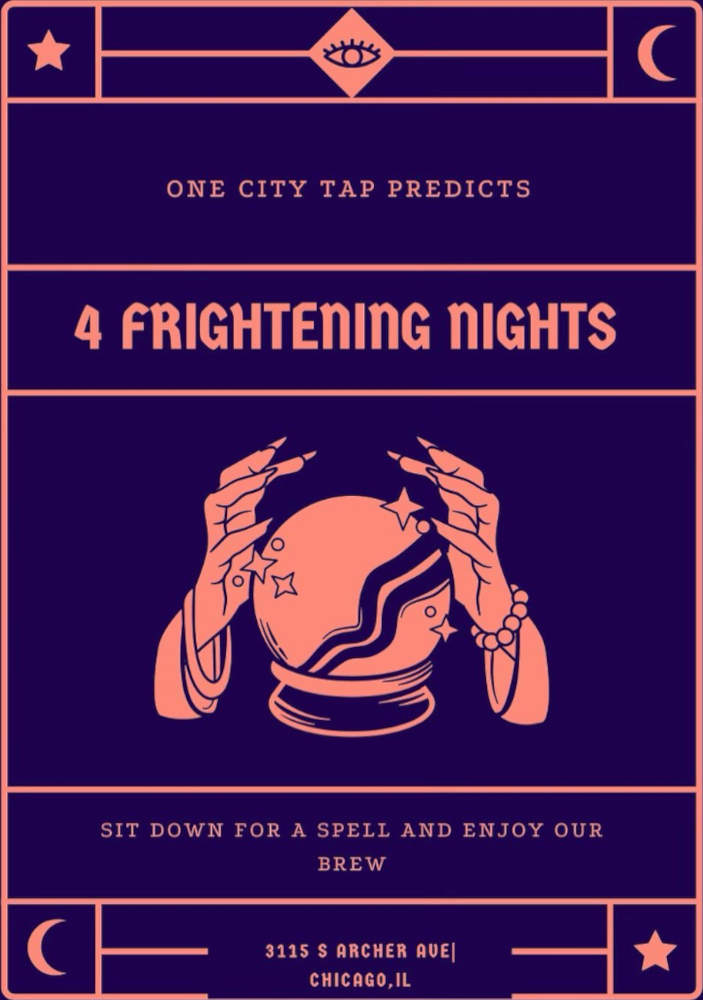 One City Tap Four Frightening Nights Trivia poster 202210