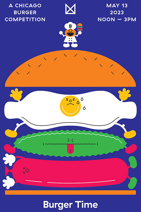 Marz Community Brewing Co Burger Time poster 20230513