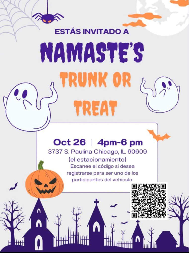 Namastes Trunk Or Treat poster 20231026