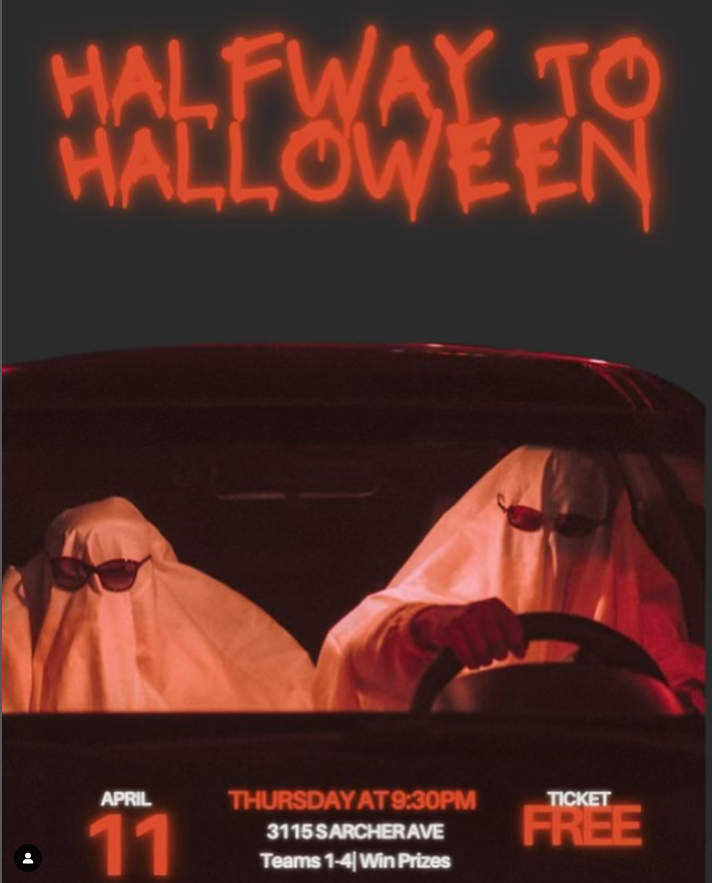 Halfway to Halloween Trivia One City Tap poster 20240411