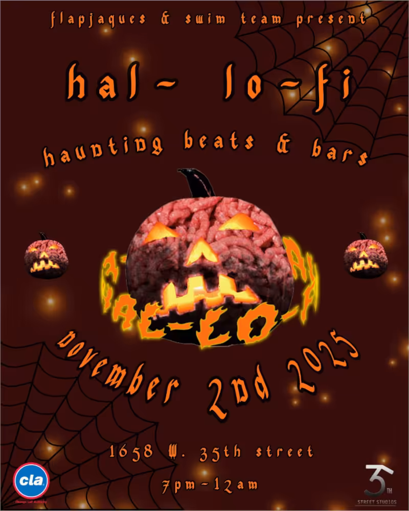 Hal lo fi 35th Street Studios poster 20251102