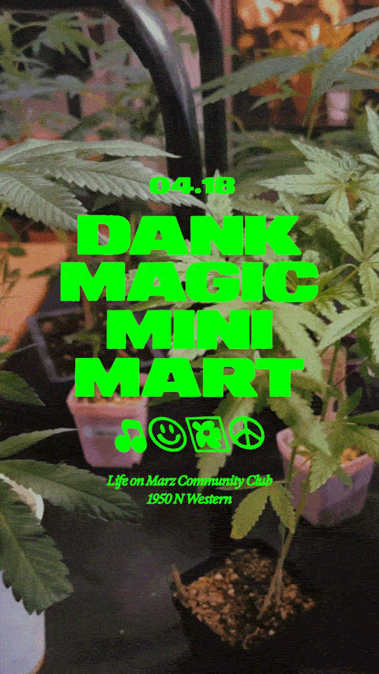 Dank Mini Market Life On Marz poster 20260418