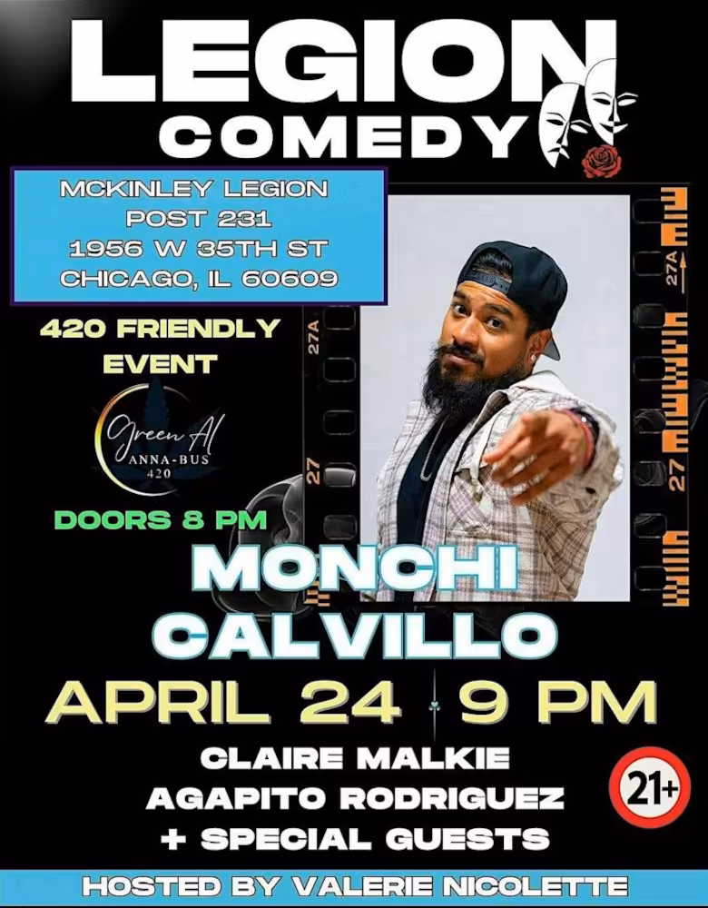 Legion Comedy Show Monchi Cavillo poster 20260424