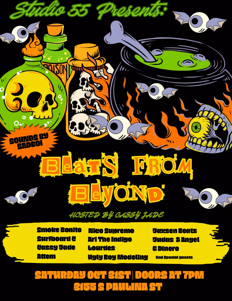 Beats From Beyond Studio 55 poster 20261031