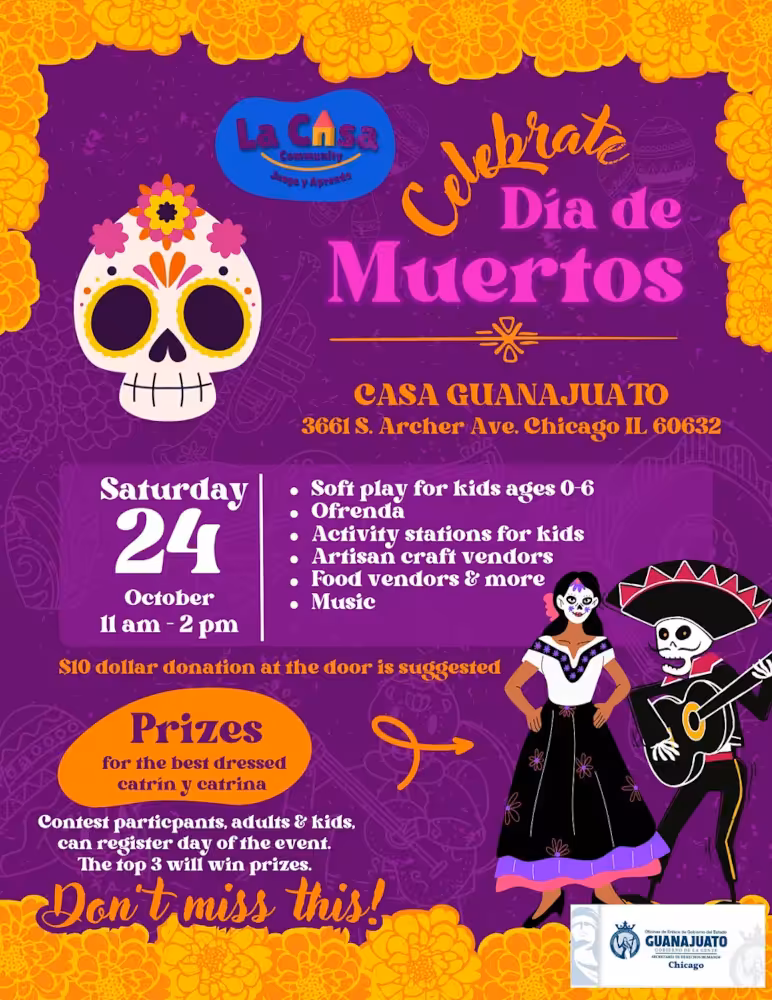 Dia de Muertos Celebration Tu Casa Guanajuato poster 20261024