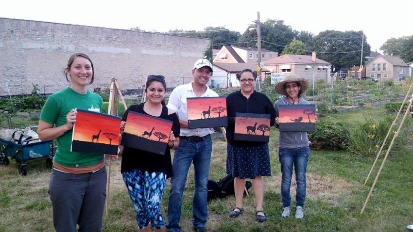 MPAC elections activities paintingatgarden 2016