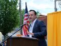 Evergreen Academy Middle School rally 20190611 Alderman George Cardenas