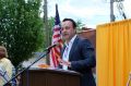 Evergreen Academy Middle School rally 20190611 Alderman George Cardenas