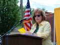 Evergreen Academy Middle School rally 20190611 Principal Marian Strok