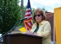 Evergreen Academy Middle School rally 20190611 Principal Marian Strok
