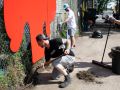 Marshfield Courts Rehab shoveling 20190713