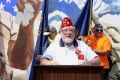 McKinley Park 2018 Memorial Day Parade veteran speech 20180528 OmegaDelta forweb