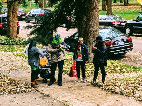 McKinley Park Halloween trick or treaters more