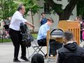 Yo Yo Ma McKinley Park 20190621 Yo Yo Ma Ben Serwer performing