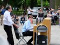 Yo Yo Ma McKinley Park 20190621 Yo Yo Ma Ben Serwer performing2