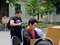 Yo Yo Ma McKinley Park 20190621 man playing Pianos in the Parks