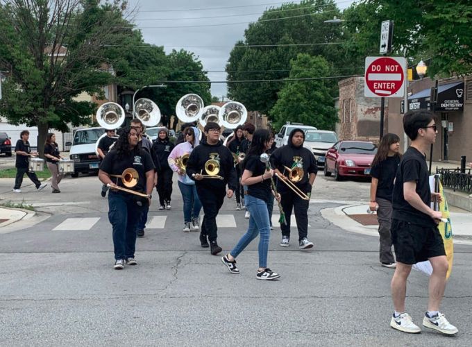 mckinley park memorial day parade horizon marching band