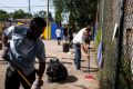 Marshfield Courts Rehab sweepers 20190713