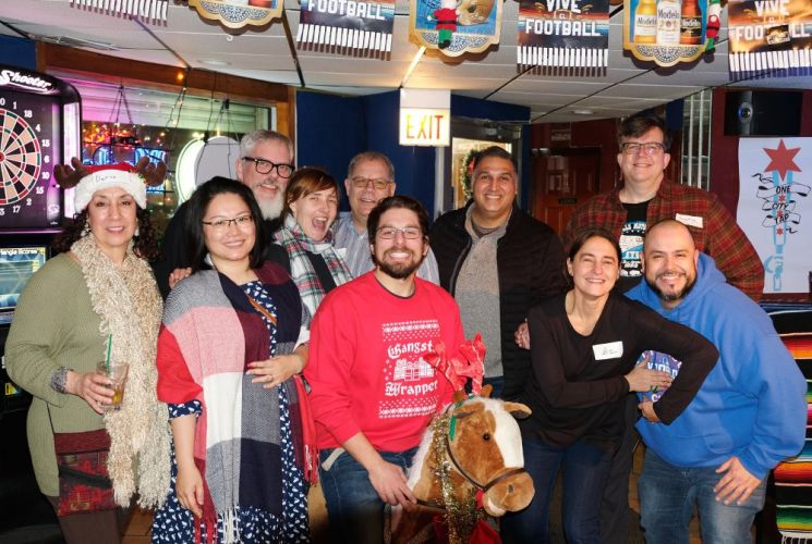 McKinley Park Development Council Holiday Party 20191218 board members