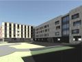 3301 s justine st 33rd st pedestrian view rendering