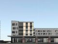 3301 s justine st building elevations looking south rendering