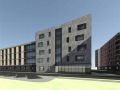 3301 s justine st landscape buffer view from south rendering