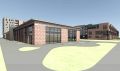 3301 s justine st retail plaza view rendering
