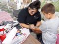 McKinley Park American Legion BBQ Picnic Brianna Bee face painting 20210807