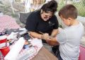 McKinley Park American Legion BBQ Picnic Brianna Bee face painting 20210807