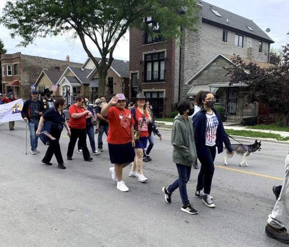 McKinley Park Memorial Day Parade 20210531 marchers