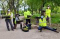 McKinley Park planting day Chicago Park District team 20210515