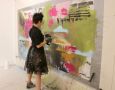 Alma Art Interiors Opening artist Bojana Ilic Bojit live painting 20211105