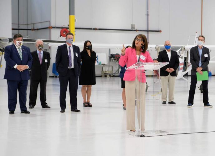 Aviation Institute of Maintenance grand opening U.S. Rep Marie Newman 20210915