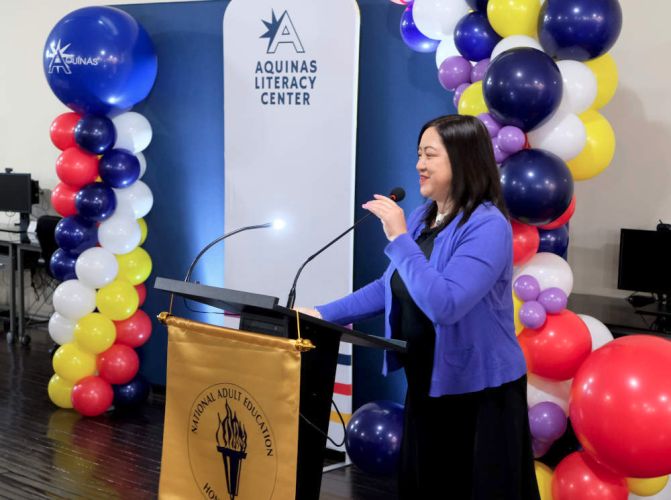 aquinas literacy center honor society theresa mah