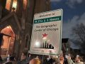 chicagos birthday party geographic center sign by alejandra rivera