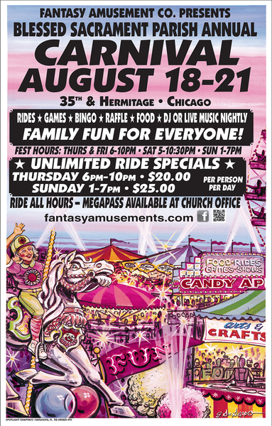 Blessed Sacrament Parish Carnival 2016 poster