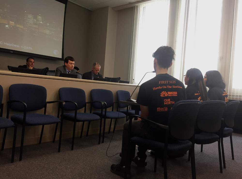 Horizon Science Academy students testimony carbon cap trade