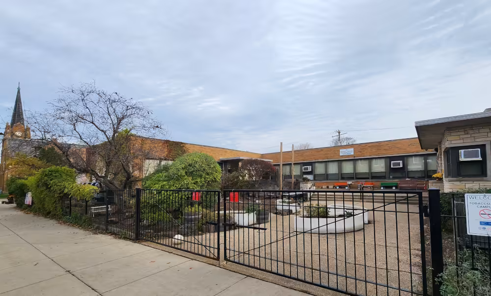 Velma Thomas Early Childhood Center rests inside the St. Maurice Church property in the 3600 block of South Hoyne Avenue.