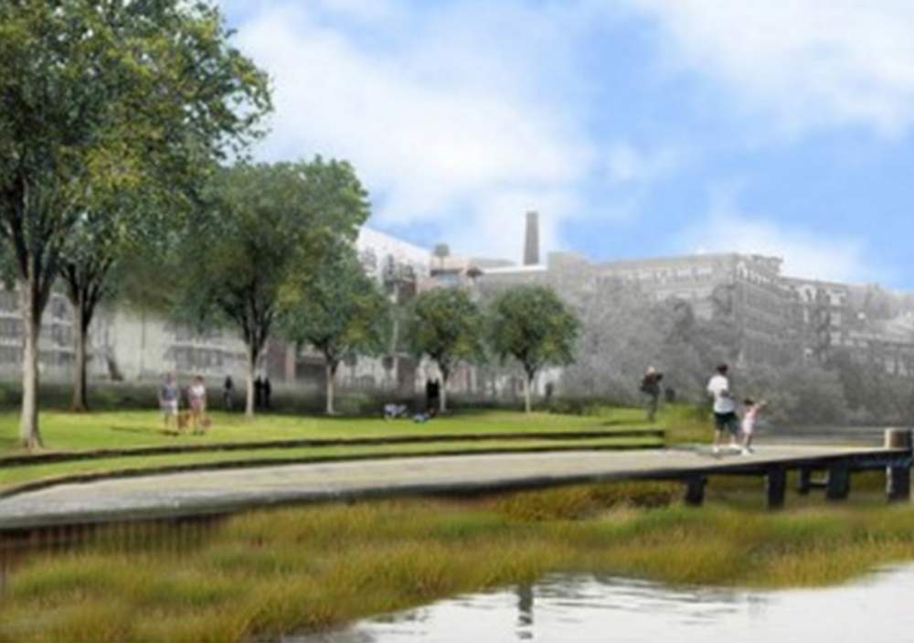McKinley Park Neighborhood Plan Bubbly Creek Design Guidelines Rendering